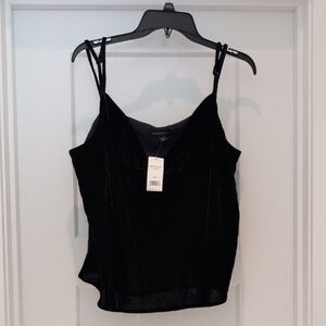 Banana Republic Black Velvet Camisole